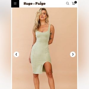 Sage + Paige Bodycon Dress NWT
